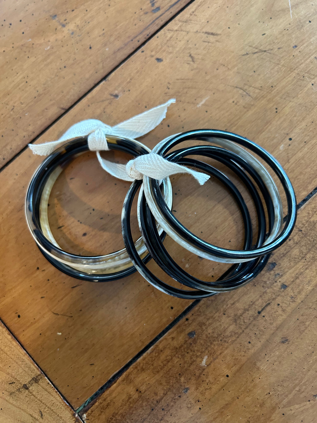 Horn Bangle Bracelets