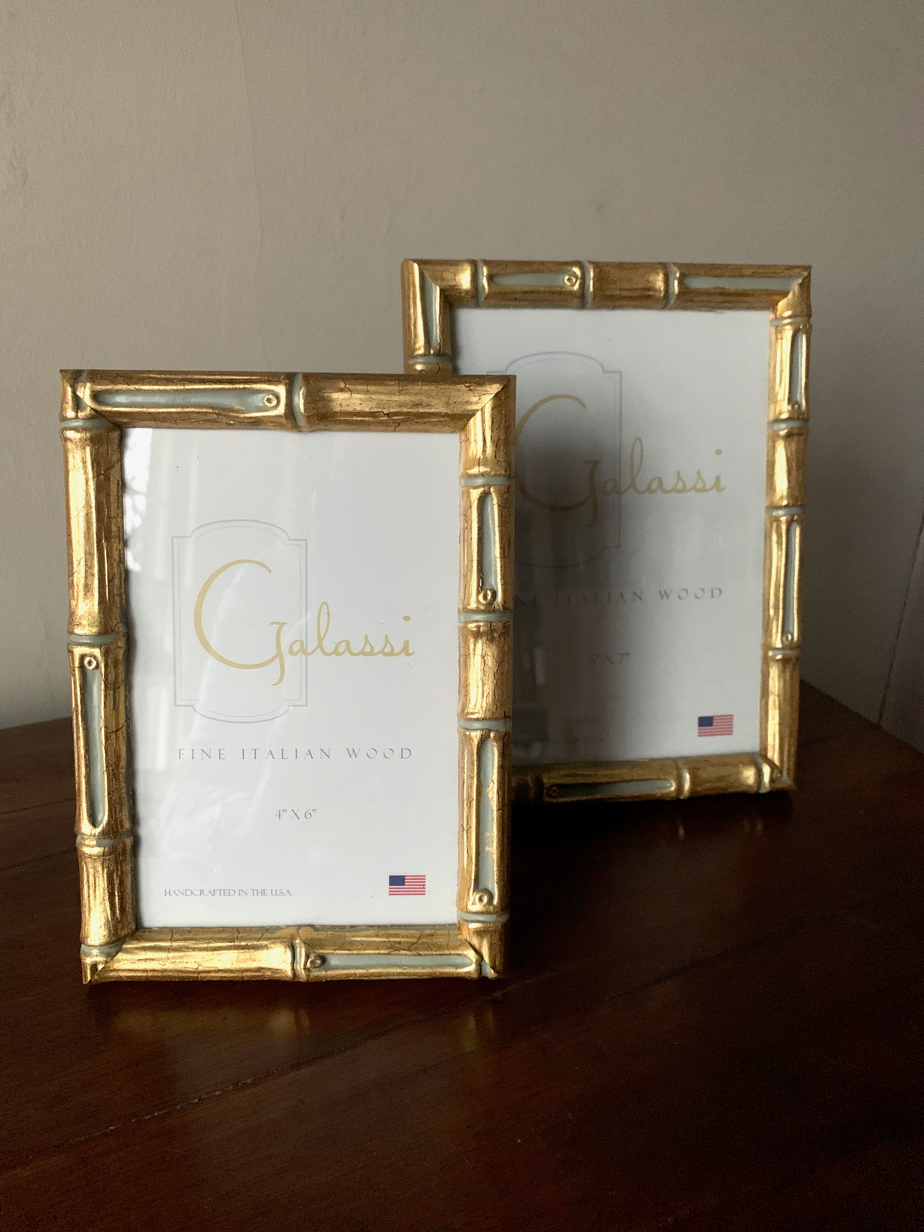 Gold Bamboo Picture Frame The WW Collection