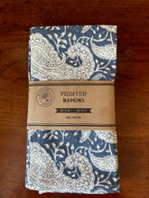 Load image into Gallery viewer, Paisley Print Cotton Napkins
