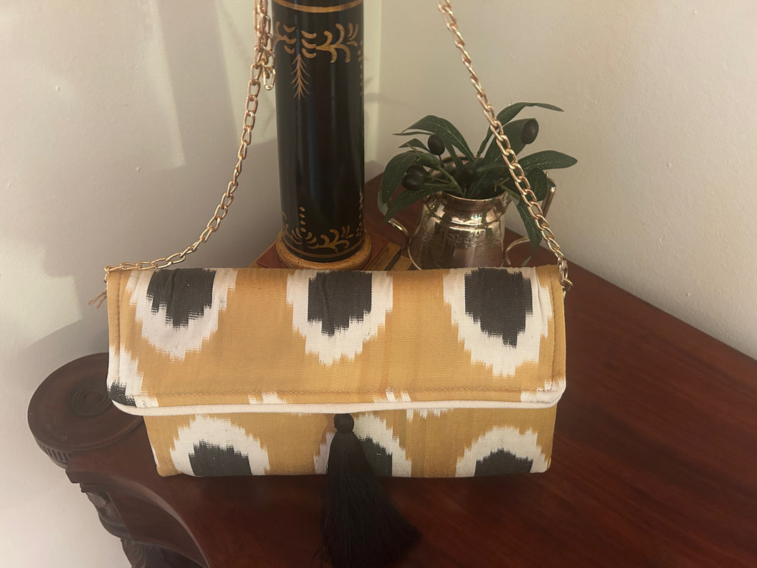 Handmade Ikat Clutch