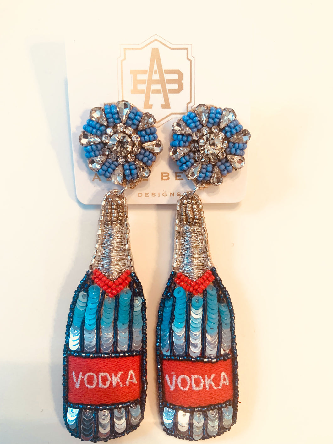 Festive Vodka Earrings